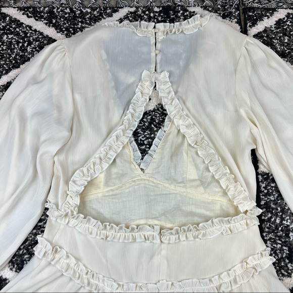 Deep V-neck Fit&Flare Dress (NWOT) Meduim - Picture 10 of 12